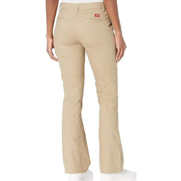 ✨️✨️✨️WOMEN'S DICKIES KHAKI PANTS BRAND NEW SIZE 14 REGULAR - Picture 1 of 2